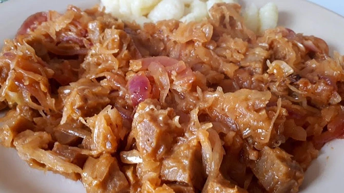 Gnocchi s Klasem a kysaným zelím