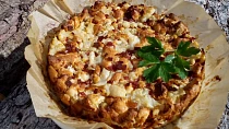 Slaný květákový koláč (květáková nádivka)