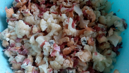 Slaný květákový koláč (květáková nádivka)