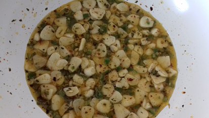 Špagety aglio olio e peperoncino