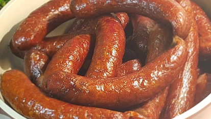 Domácí klobásy sýrové, jak je dělám já