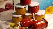 Džem ze žlutých kiwi a fíků z pekárny