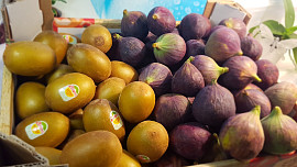Džem ze žlutých kiwi a fíků z pekárny