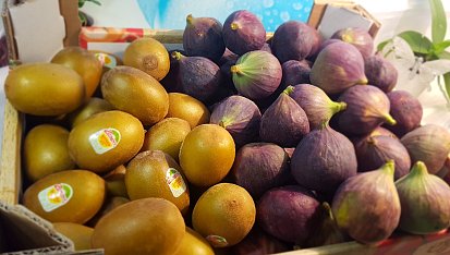 Džem ze žlutých kiwi a fíků z pekárny