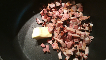Krémové rizoto se žampiony a parmezánem