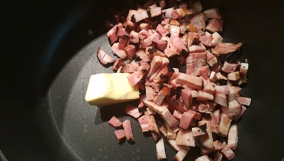 Krémové rizoto se žampiony a parmezánem