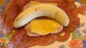 Krůtí prsa s banánovou náplní