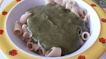 Mangoldovo-brokolicová omáčka - pro nejmenší