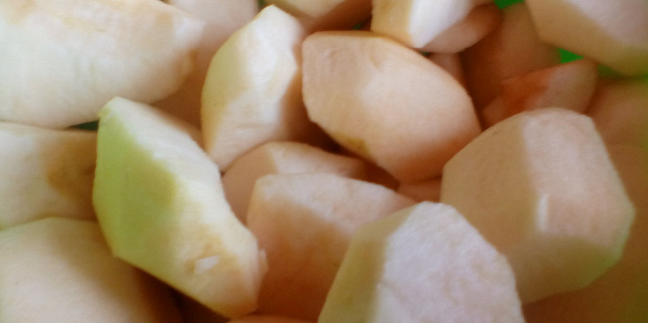 Medové jablečné řezy s piškoty