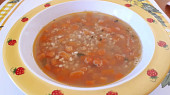 Pohanková polévka s červenou čočkou - pro nejmenší
