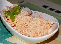 Salat z kořenové zeleniny s tofu majonézou