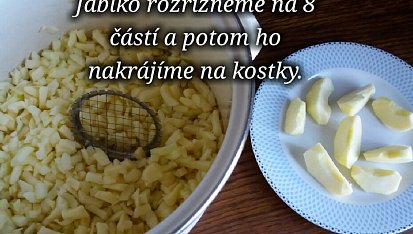 Strouhaný jablečný koláč