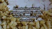 Strouhaný jablečný koláč
