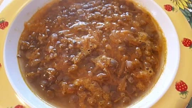 Čočková polévka s mrkví - pro nejmenší