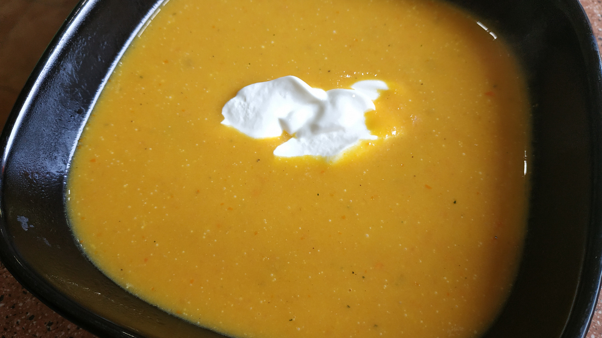 Dýňovo-mrkvová polévka