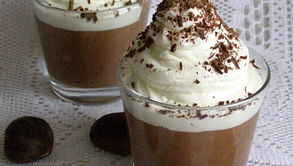 Mont Blanc - dezert z jedlých kaštanů