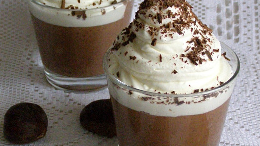 Mont Blanc - dezert z jedlých kaštanů