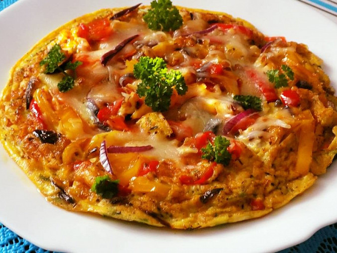 Papriková omeleta