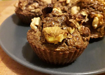 Perníčkové muffiny s ořechy