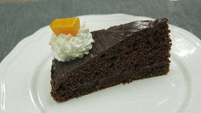 Podzimní sacher dort