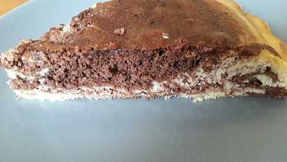 Třená dvoubarevná bábovka, Pekla jsem dokolacove formy 