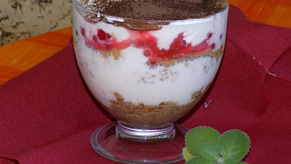 Vločkové "tiramisu"