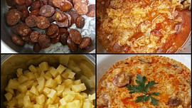 Kyselice z cuketového zelí, zahuštěná bramborem