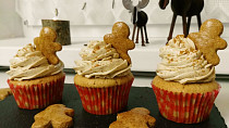 Perníkové cupcakes s krémem z mascarpone