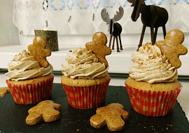 Perníkové cupcakes s krémem z mascarpone