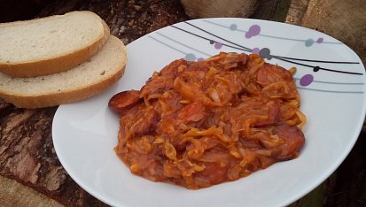 Pikant zelí s klobásou