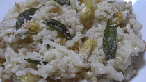 Risotto s pečenými kaštany
