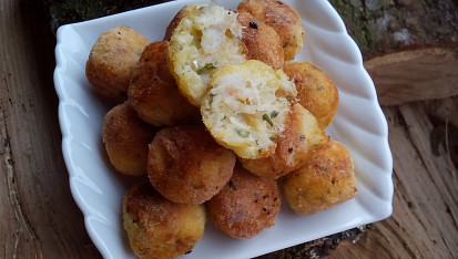 Bramborovo-rybí krokety