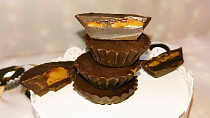 Čokoládové košíčky se sušenkovou pomazánkou Lotus