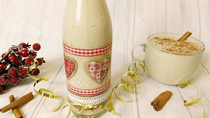 Domácí nealkoholický Eggnog