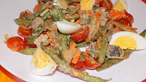Fazolkovo-rybičkový salát