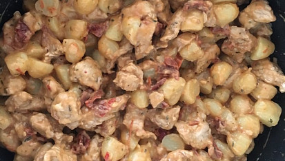 Gnocchi s krůtím masem a sušenými rajčaty