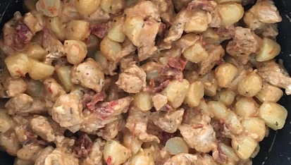 Gnocchi s krůtím masem a sušenými rajčaty