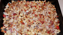 Jablečno-makový koláč