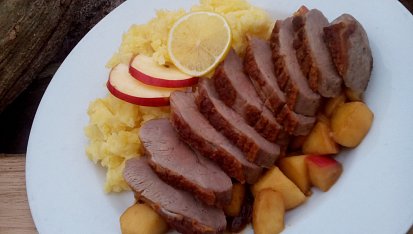 Kachní prsa se sladko-pikantní přílohou