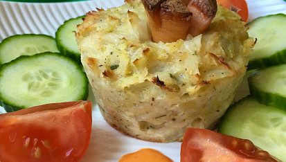 Kapustovo-sýrové muffiny