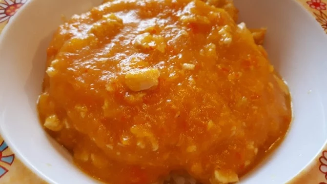 Krůtí v hokkaido omáčce - pro nejmenší