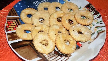 Mandlové nebo arašídové věnečky
