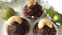 Ořechové košíčky s čokoládou