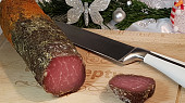 Sušená šunka z vepřové kotlety ve stylu prosciutto