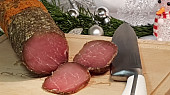 Sušená šunka z vepřové kotlety ve stylu prosciutto