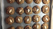 Vánoční cookies, po upečení