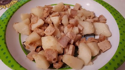 Vepřový plátek s brambory - pro nejmenší