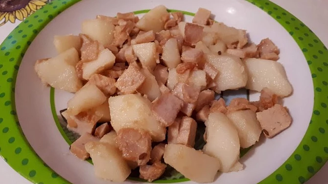 Vepřový plátek s brambory - pro nejmenší