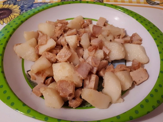 Vepřový plátek s brambory - pro nejmenší