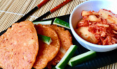 Korejské lívanečky s kimchi (kimči)